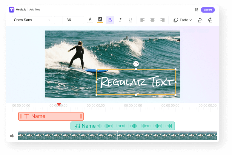 add text to video online